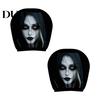 Car Seat Headrest Covers 2Pcs Halloween Scary Covers, Universal Auto Decorations Protector Interior Decoration Accessories for Cars SUVs Trucks Horror