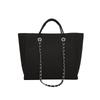 Fashion Simple Handbags Canvas Chain Bag Casual Large Capacity Chain Zipper Women's Shoulder Bag Tote Bag For Commute Shopping