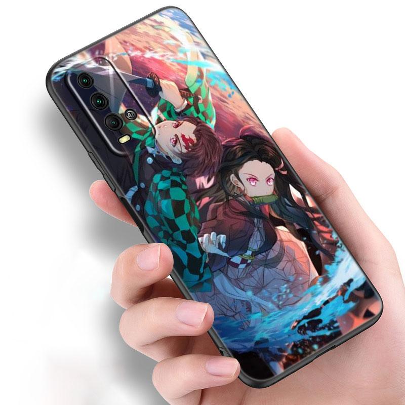 Чехол для телефона с изображением аниме «Убийца демонов» для Xiaomi Redmi Note 11 10 9 8 T Pro 10S 5G 9A 9C 9S, мягкий черный чехол из ТПУ, чехол принципиально