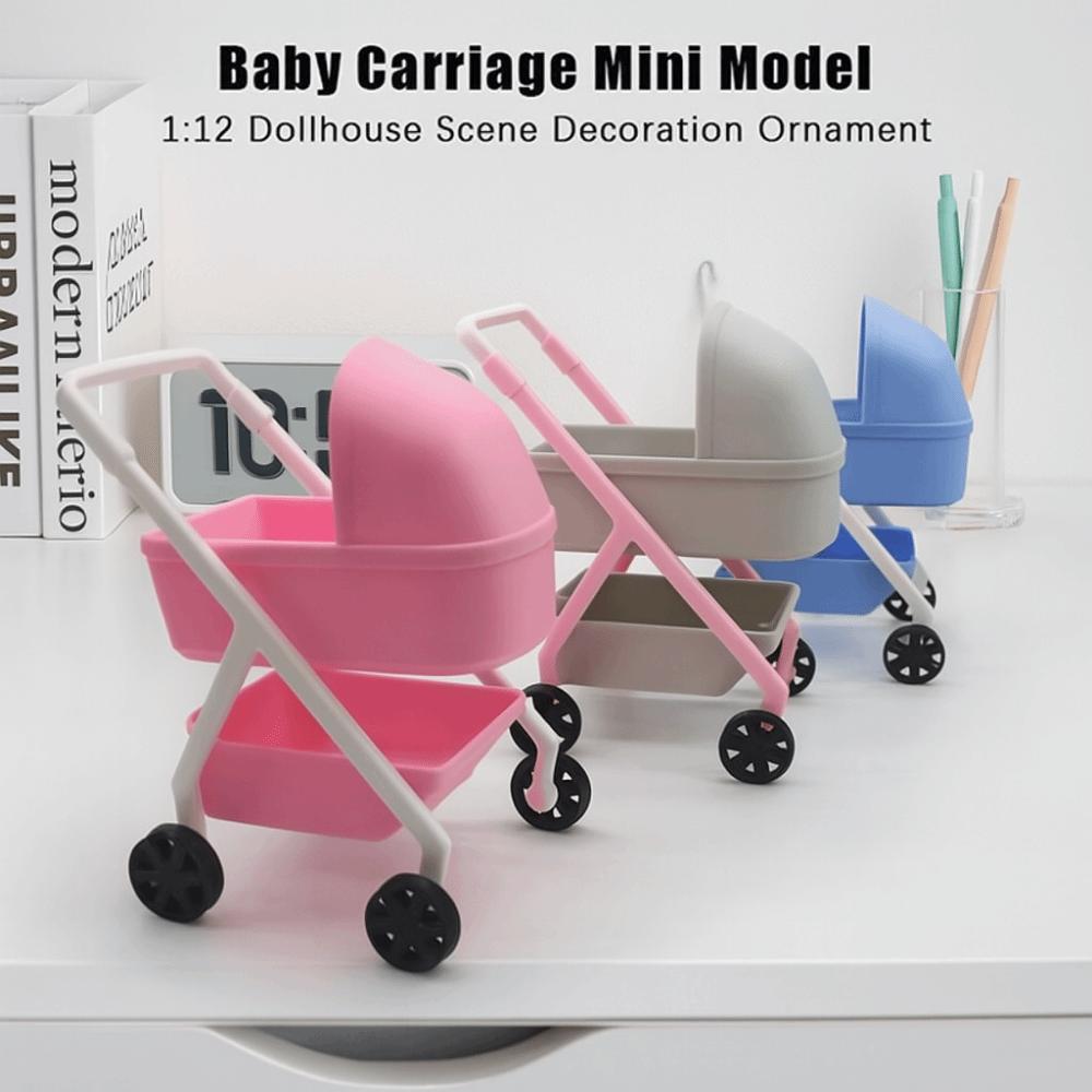 Миниатюра для спальни, Декор сцены с детской коляской, Симуляция детской люльки-коляски, Игра понарошку