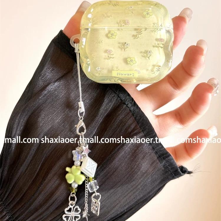 The new spring small flower is suitable for airpodspro1 generation earphone cover Apple Bluetooth protective case 1/1 soft silicone