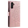 Samsung Galaxy A55 5G Flip Case, Mandala, Rose Gold