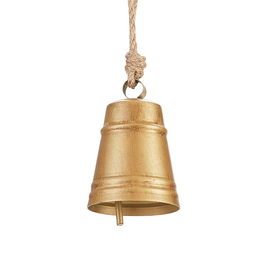 Многофункциональные Ретро Бронзовые Звенящие Конопляные Веревочные Колокольчики Рождественские Украшения Упаковка для Подарков Громкий Звук DIY Праздничные Поделки Украшение