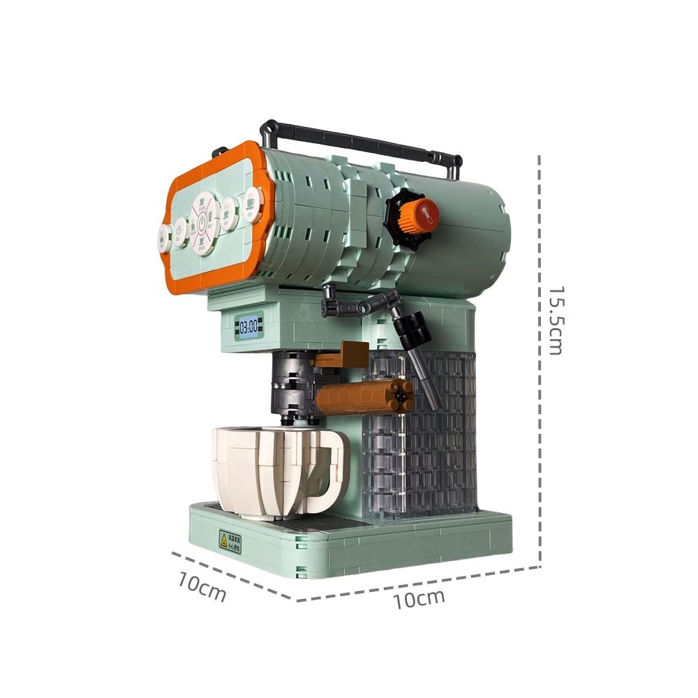 Ретро Набор конструктора «Хлебопечка и Кофеварка» - Креативная Игрушка, Модель-симулятор для взрослых, Кофейный подарок, Уникальный подарок для мужчин и женщин