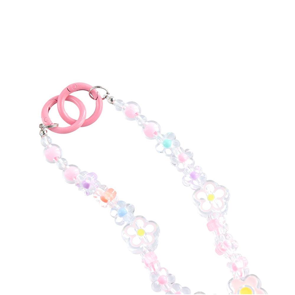 Цветочный бисерный цветок кроссбоди шнурок конфетного цвета бисерная цепочка кроссбоди аксессуары для телефона