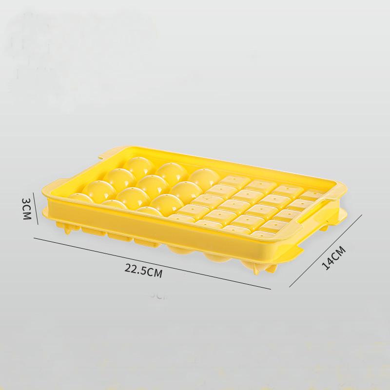 32 Ice Boll Hockey PP Mold Frozen Whiskey Ball Popsicle Ice Cube Form Box Lollipop Making Gifts Kitchen Tools Accessories