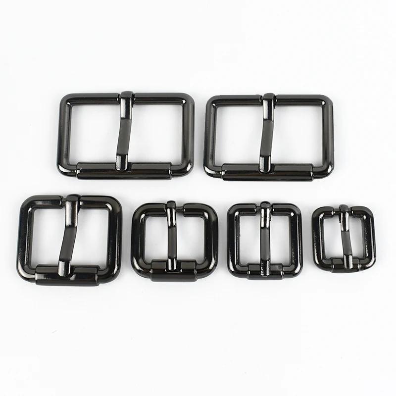 5 шт. 10-38 мм Металлические пряжки-пины Пряжка для регулировки ремня рюкзака Застежка-слайдер с роликом для ремня сумки Аксессуары для кожаной фурнитуры для DIY