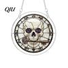 Acrylic Hanging Art Halloween Puzzle Suncatcher Window Hanging,7.87 Inch Sun Catcher Decoration Double-sided Translucent Ornament, Ideal