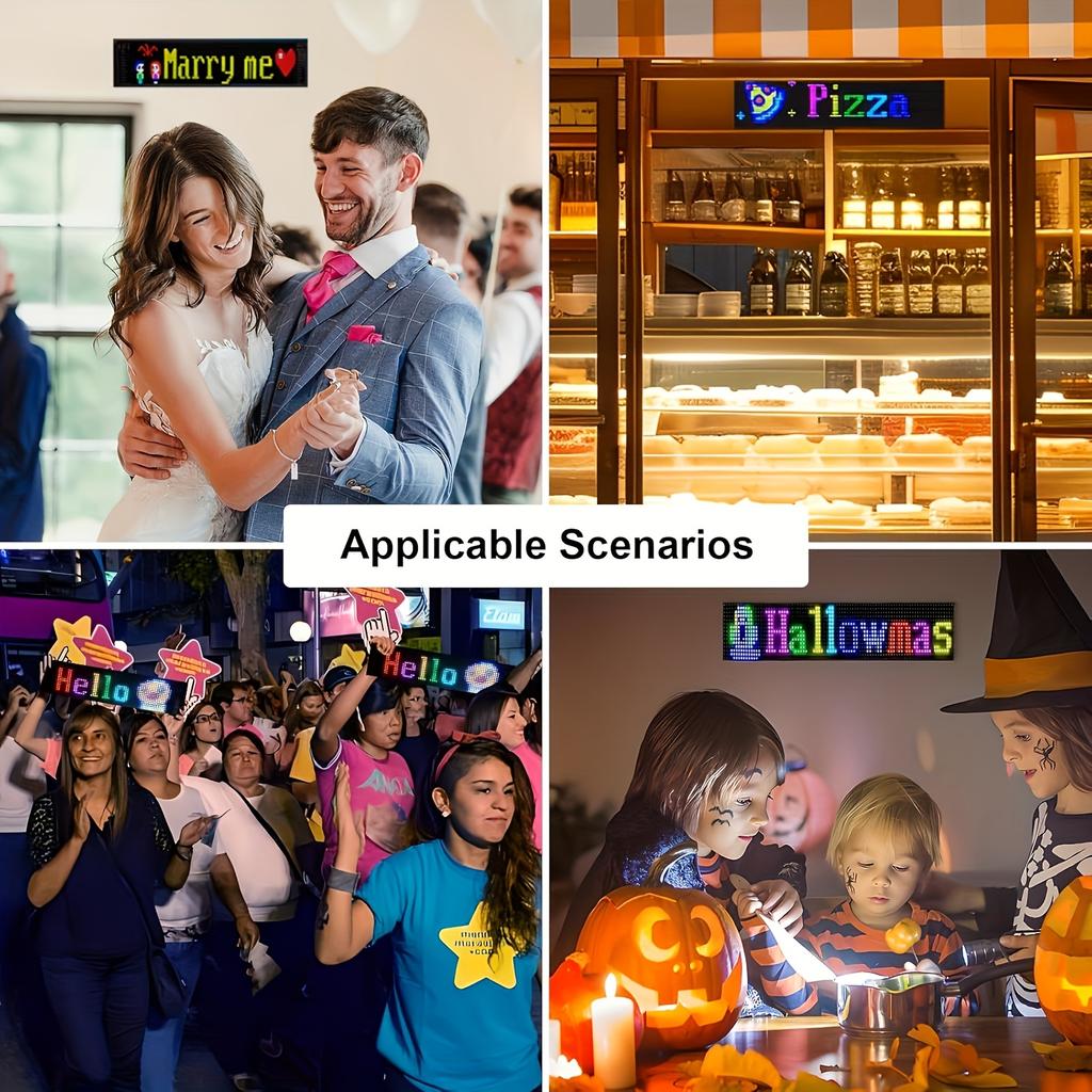 Devil's Eye Car Display With Application And Remote Control Dynamic Big Eyes Matrix LED Screen