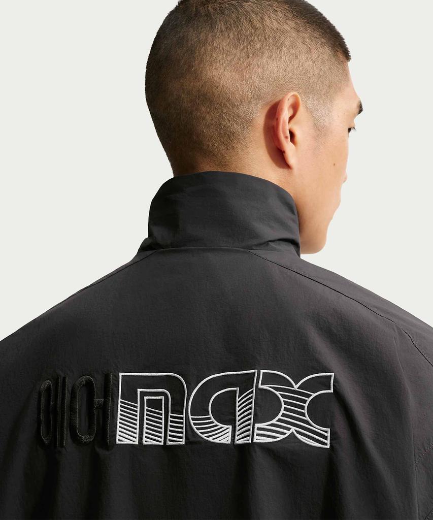 Nike Спортивная тканая куртка-бомбер M - Антрацит:Голубая сойка / Ir6674-060