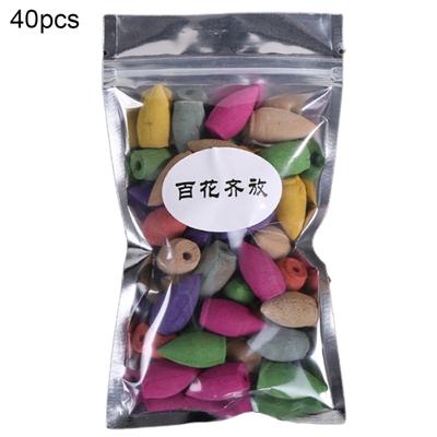 40 шт., конусы для очистки воздуха, аромат, буддизм, дым, обратный поток, благовония, аромат, специи