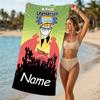 Customizable personalized beach towels Dexter's Laboratory themed designs.Suitable for the beach, yoga, sports;ideal as beach accessories