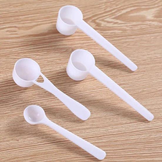 Набор мерных ложек Штабелируемые пластиковые мерные ложки для кофе, корма для домашних животных