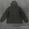 Cross-border foreign trade Spring and Autumn CP zipper hooded jacket Men's trendy youth jacket Solid color versatile loose jacket
