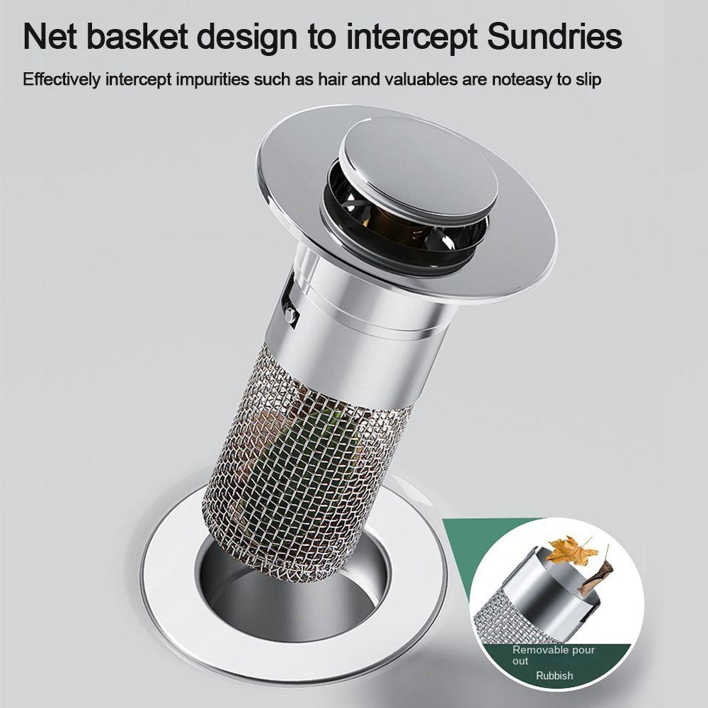 Сливной фильтр для пола из нержавеющей стали, сетчатый фильтр для волос, сито для раковины, аксессуар для ванной комнаты
