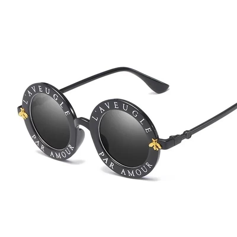 Новые круглые солнцезащитные очки женские крутые брендовые дизайнерские цветные солнцезащитные очки женские пластиковая оправа для улицы зеркальные очки