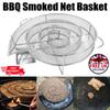 Круглый коптильня древесная щепа инструмент для барбекю из нержавеющей стали аксессуары для гриля барбекю для бекона мяса рыбы инструменты для жарки генератор холодного дыма