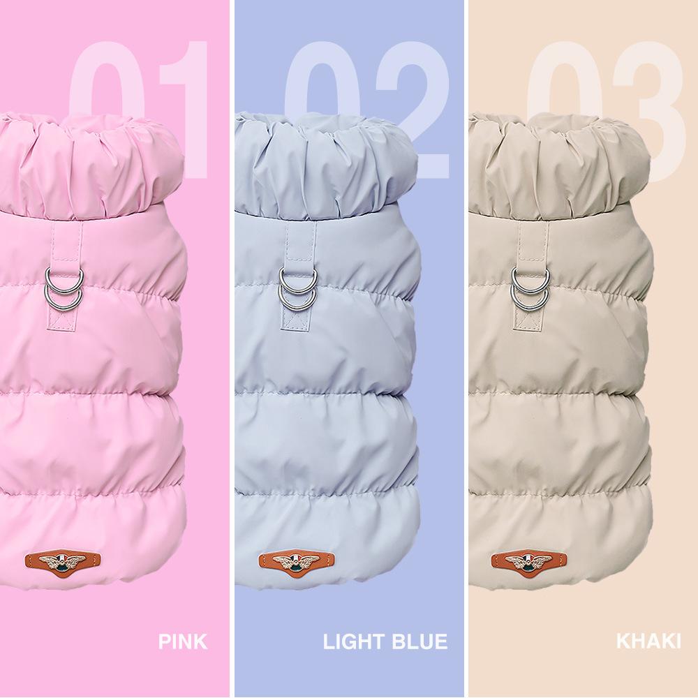 Soft Warm Dog Clothes Winter Padded Puppy Cat Coat Jacket for Small Medium Dogs Chihuahua French Bulldog Poodle Vest Pet Outfit
