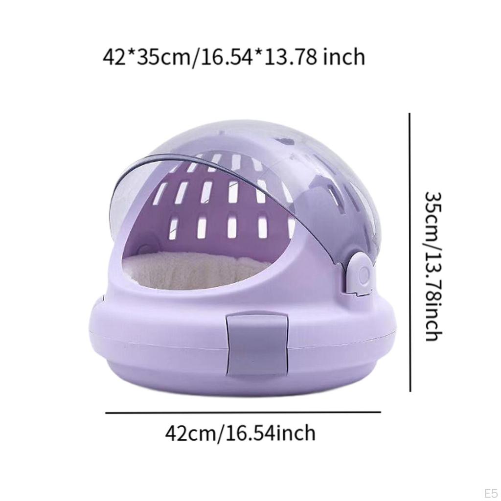 Cat Carrier Pet Travel Dog Crate Lightweight Small for Outdoor Use