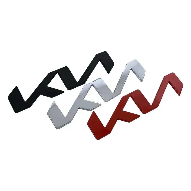 BTQNM1 2026 Hot Car Sticker Metal Car Front Hood Rear Emblem Badge Sticker for KIA Logo K5 K3 K7 Sportage 4 Rio 3 KX3 Picanto Ceed Soul