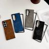 Для Samsung Galaxy Z Fold 7 Бизнес-чехол с магнитом Роскошная кожа Для Magsafe Беспроводная зарядка Мягкий силиконовый защитный чехол