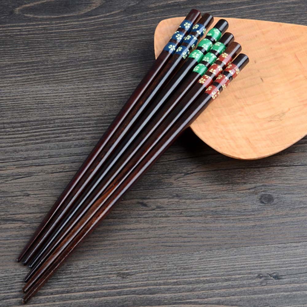 Wooden Japanese Tableware Handmade Kitchen Tools Sushi Chopsticks Dinnerware Wood Chopsticks