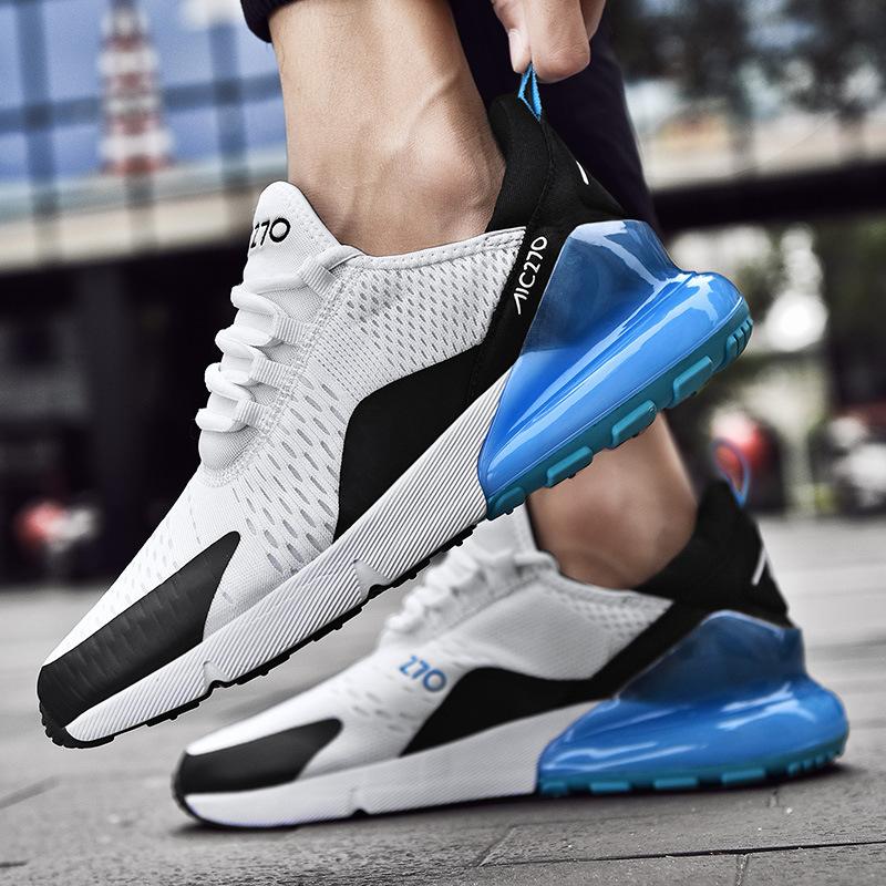 Men's shoes 26 mesh breathable and lightweight casual sports shoes men's air cushion soft sole shock-absorbing running shoes