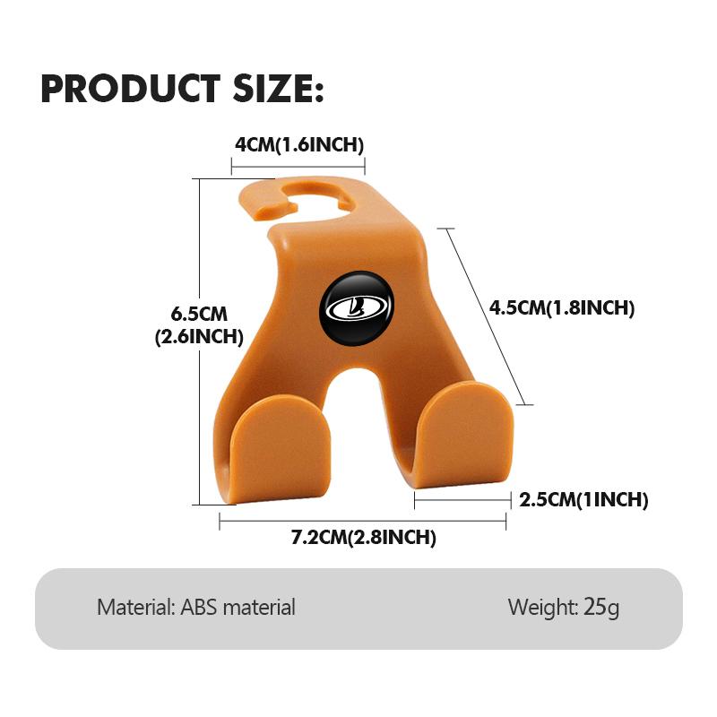 Car Headrest Hooks Hanger for Bags Seat Back Organizer Holder Clips Accessories For Lada Vesta Granta Largus Vaz Samara Vesta WW20