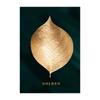 3 Pieces Gold Leaves Fashion Wall Canvas Painting Flower Classic Plant Design Gold Pop Posters and Prints for Living Room Bedroom Home Pictures Decor