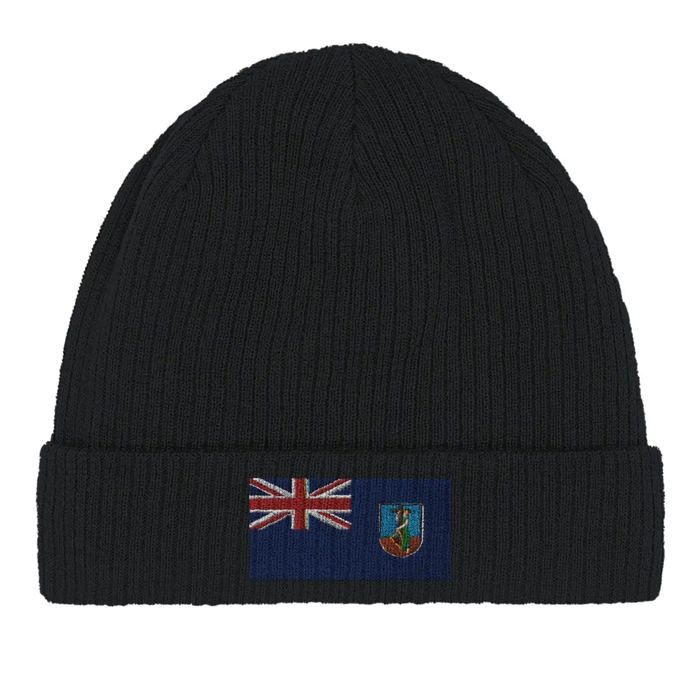 Bonnet Drapeau Montserrat En Noir
