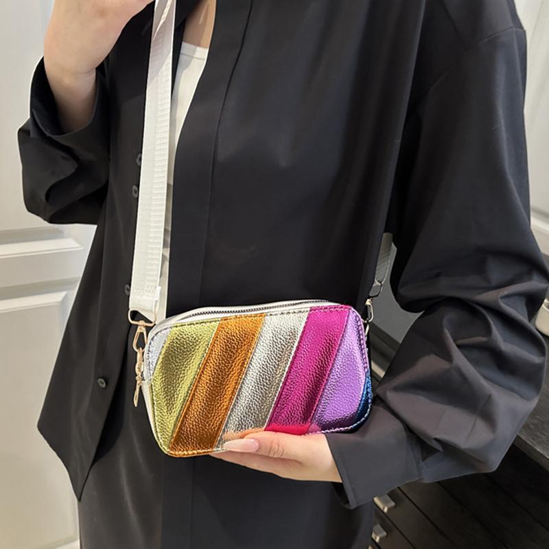 Пэчворк Женские Сумки Через Плечо Кроссбоди Модный Квадратный Дизайн Маленький Кошелек и Сумка Шоппинг Тренд Сумка CLE