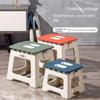 New Small Plastic Folding Stool Kids Portable Plastic Stool Collapsible Chair Safe Outdoor Picnic Handheld Step Garden Stool