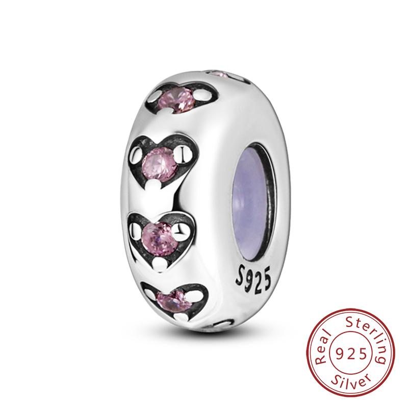 Шарм Медный Розовый Подвеска Шарм Подходит для Оригинального Шарм-Браслета Ожерелья Бусины DIY Ювелирные Аксессуары