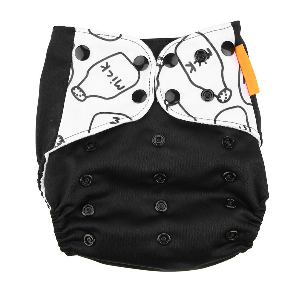 4 шт./компл. Детский тканевый чехол для подгузника, многоразовый, стираемый, чехол для подгузника для новорожденного, регулируемый размер A