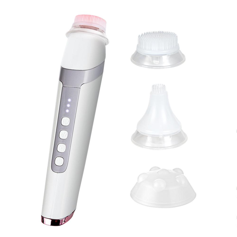 4 Насадки CO2 Пузырьковая Ручка Aqua Skin Очищение Лица SPA Косметологический Аппарат CO2 Картриджи Массажер Портативный Кислородный Пузырьковый Аппарат для Лица