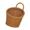 Vintage Wall Mounted Storage Basket Decorative Hanging Organizer For Home With Durable PP Plastic Construction
