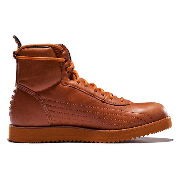 ONITSUKA TIGER Warm Synthetic Leather Non-Slip Shock Absorbing Wear-Resistant High-Top Running Shoes Unisex Sneakers Orange D5K3L-6262