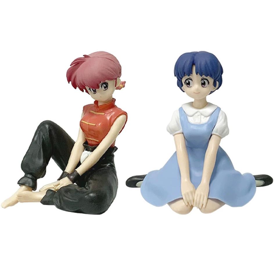 BANDAI BANPRESTO Ранма 1/2 Relax Time Шампунь Тэндо Аканэ Ранма ПВХ Фигурка Модель Коллекционная Фигурка Игрушка Подарки