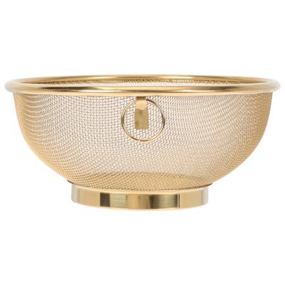 Фильтр из нержавеющей стали Металлический дуршлаг Сита Дуршлаги Сетка для риса Мелкий ополаскиватель Мойка Чаша Паста