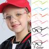 Blue Light Blocking Glasses For Kids Computer Glasses Silicone Frame Clear Lens Girl Boy Video Gaming Children Safety Eyewear