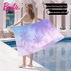 Впитывающее полотенце для ванной и пляжа Barbie