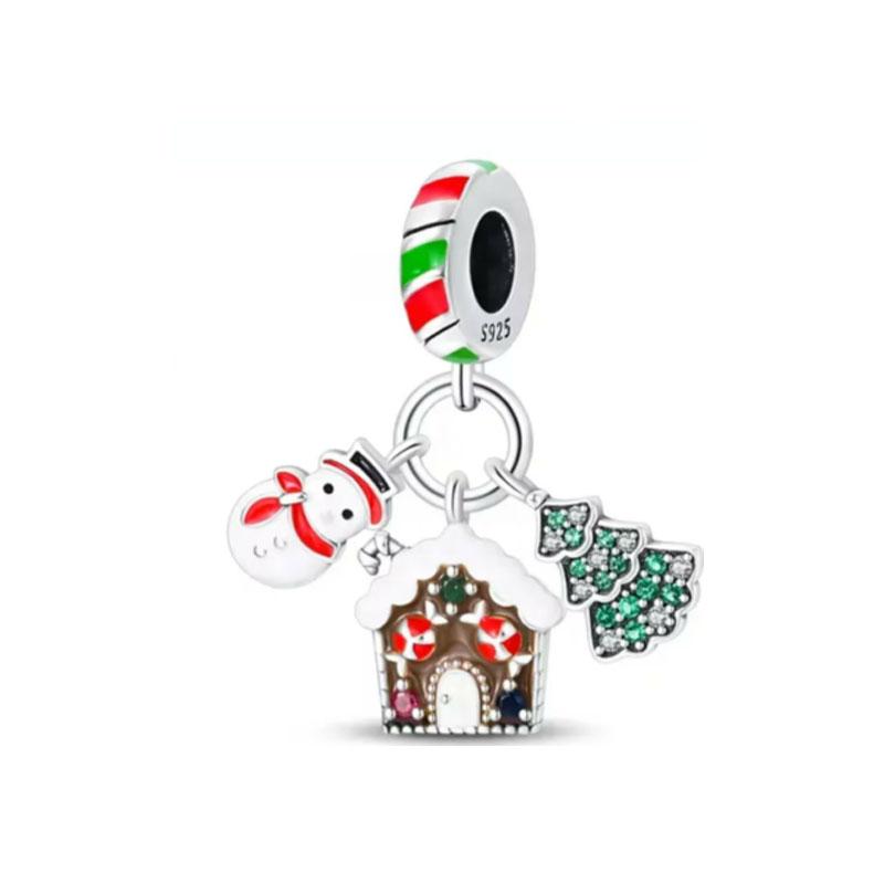 Хэллоуин Медный Тыква Призрак Шарм Шляпа Глаза Бабочка Бусина Подходит Женщинам Оригинальный Браслет Украшения Для Рождественского Подарка