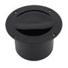Boat Livewell Vent Improved Airflow Boat Marine Round Air Outlet Vent for Pontoon Kayak Black