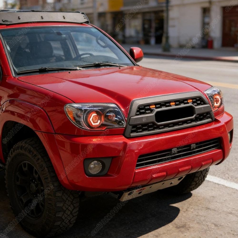 Для Toyota 4Runner 2006 2007 2008 2009 Автомобильный комплект для модификации переднего бампера в стиле TRD, решетка радиатора, воздухозаборник