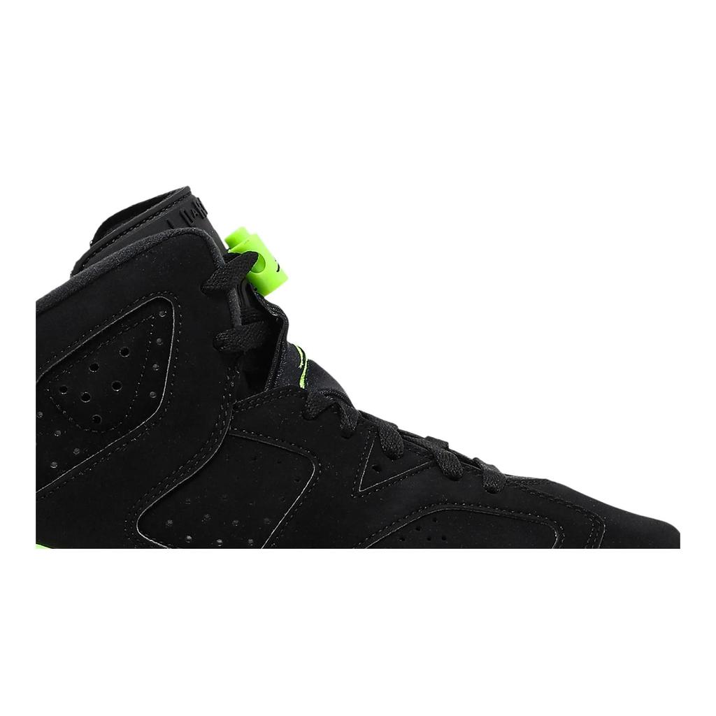 Air Jordan 6 Retro Grade School 'Electric Green' (Unisex) Black / Electric Green Kids' Basketball Shoes 384665 003