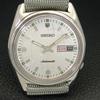 Seiko AUTOMATIC VINTAGE 6119C JAPAN MENS SILVER COLOR DIAL WATCH A702358-5 R124-a702358