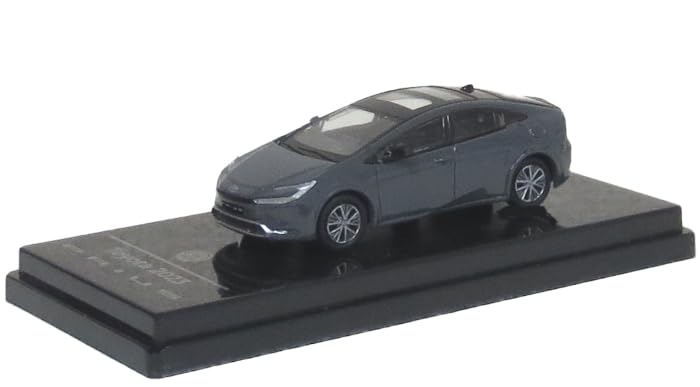 PARAGON 1/64 Масштаб Toyota Prius 2023 Guardian Gray Леворульный (Совместимо с автомобилями Toyota)
