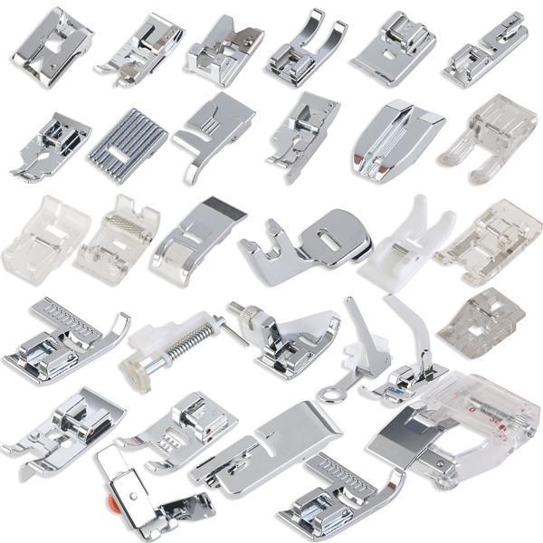 Прижимная лапка для швейной машины, 32 шт., комплект домашних ножек, замок для детей, новый дом, janome