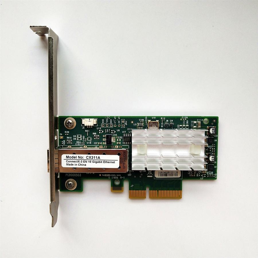 Used Network Card For MCX311A-XCAT CX311A ConnectX3 EN 10G Ethernet 1/10GbE SFP+