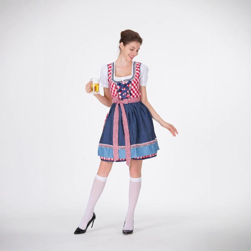 Oktoberfest Bavarian Traditional Beer Dress, Dress, Winery, Maid, Maid Costume